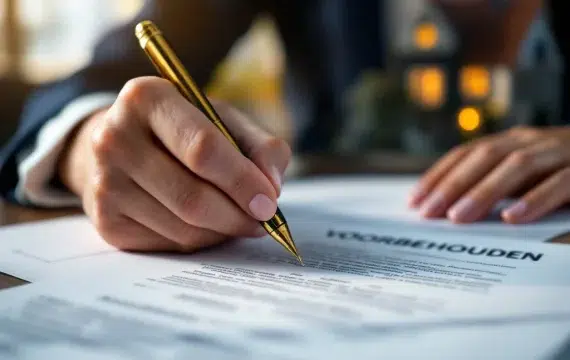 Welke voorbehouden zijn gebruikelijk bij huis verkopen?